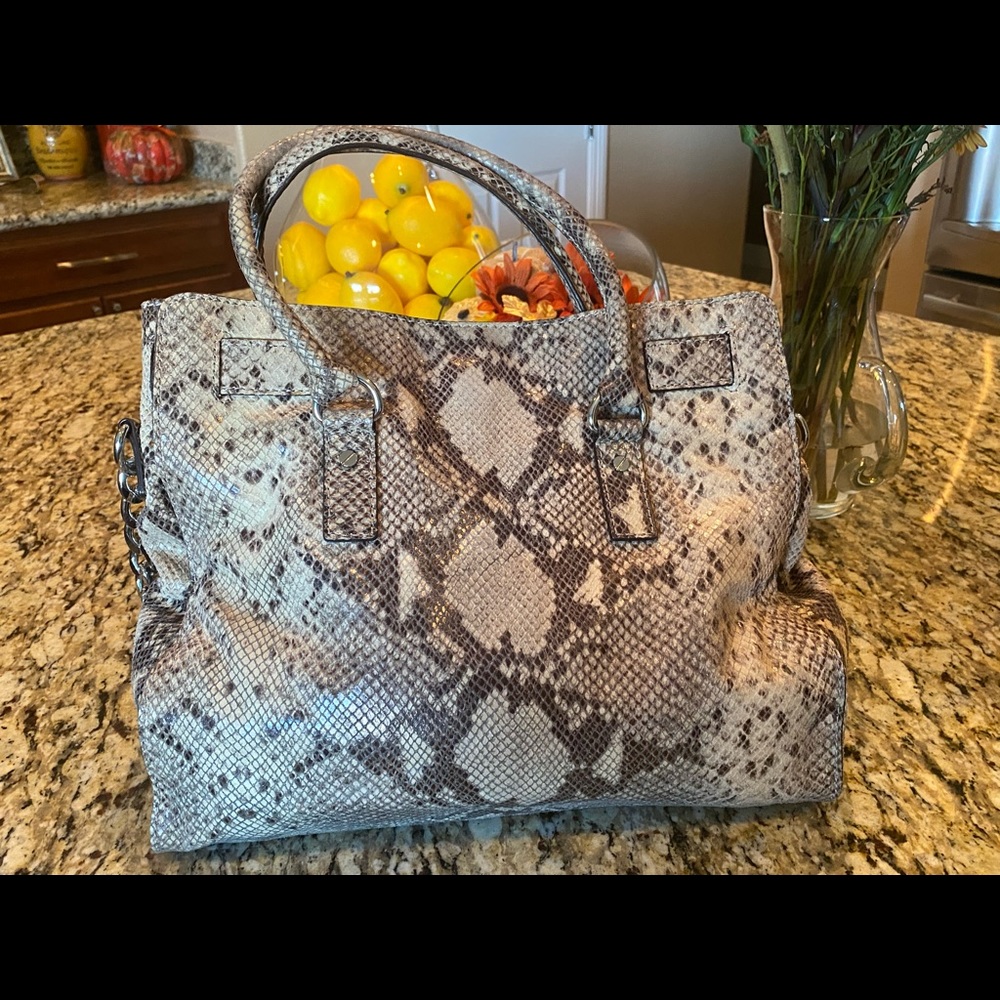Michael Kors Hamilton Python Tote - image 2